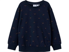 Name It dark sapphire dino sweatshirt